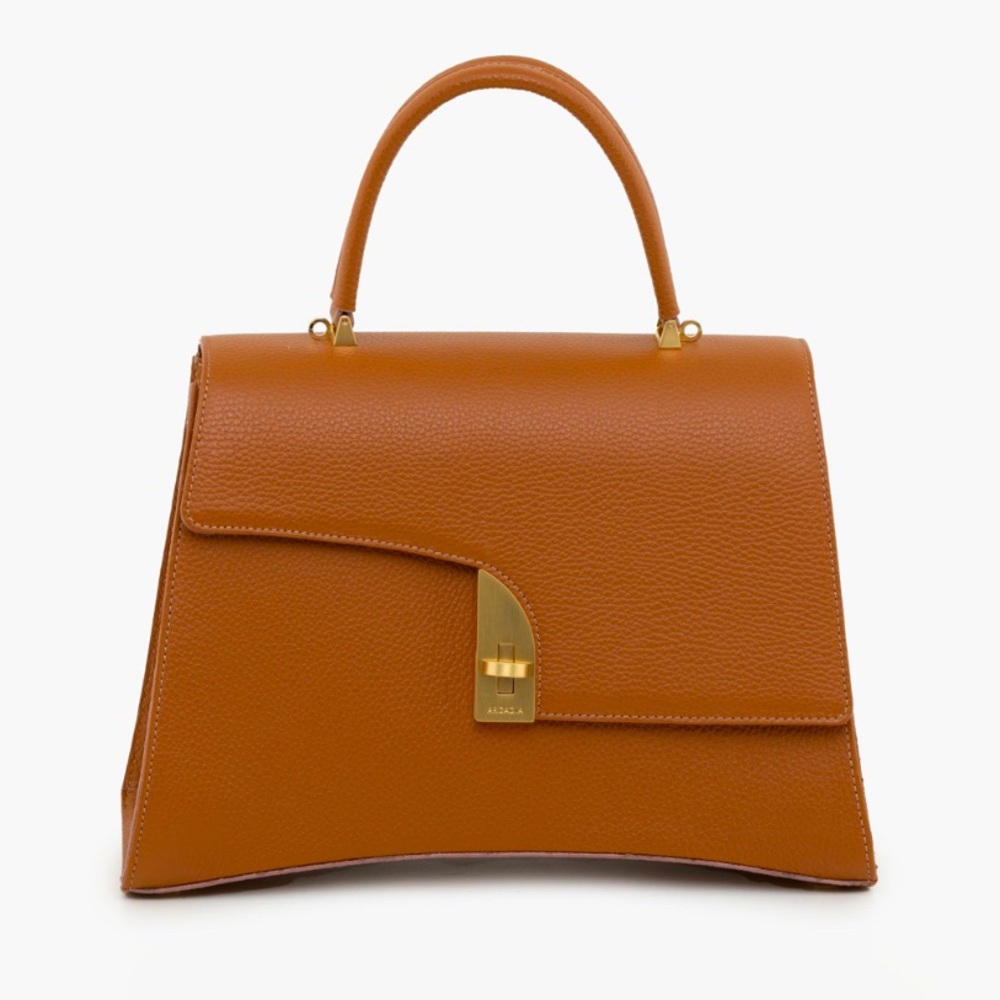 Arcadia Arco Small Tan Handbag